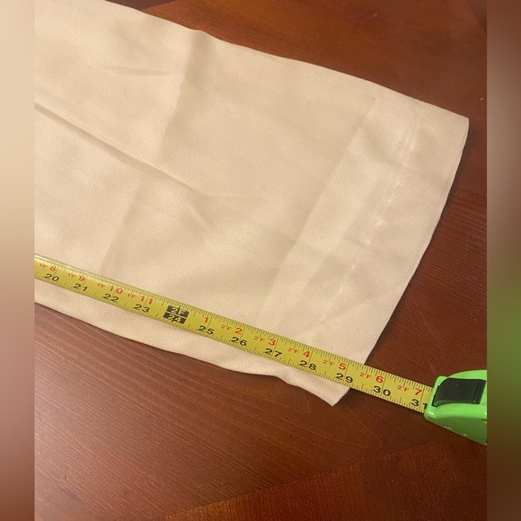 Vintage Trouser High Waisted Wide Leg Yellow Small - Picture 3 of 6